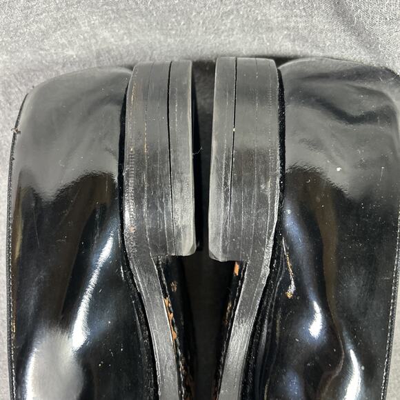 Allen Edmonds Men's Ritz Black Patent Leather Tuxedo Loafers Bow Slip On 8.5 3E - Picture 10 of 11